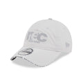 New Era NEC Logo White 9FORTY Unstructured Adjustable Cap-zelvios