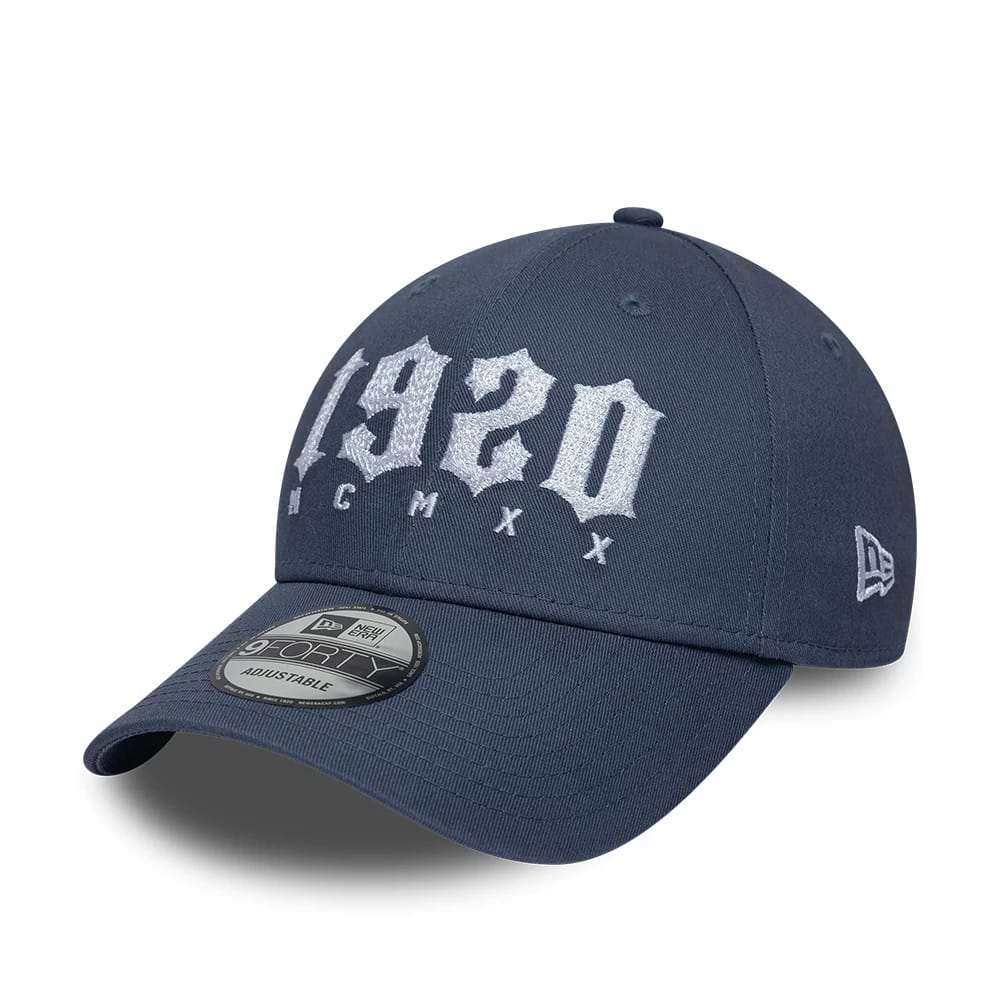 New Era Street Archived Dark Blue 9FORTY Adjustable Cap-zelvios