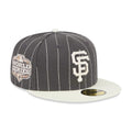 San Francisco Giants MLB Stripes Dark Grey 59FIFTY Fitted Cap-zelvios