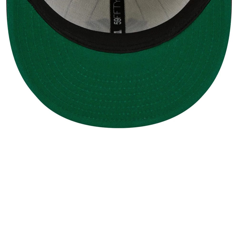 New York Yankees MLB Stripes Cream & Black 59FIFTY Fitted Cap-zelvios