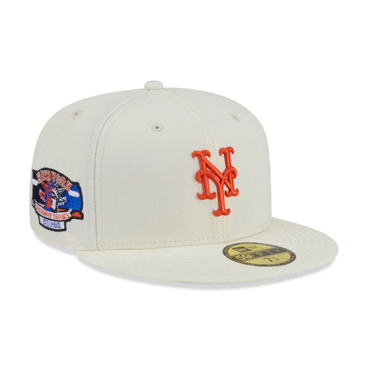 New York Mets MLB City Series White 59FIFTY Fitted Cap-zelvios