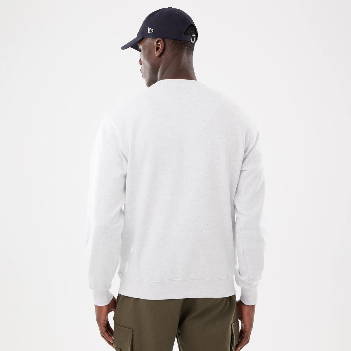 New York Yankees MLB Retro White Oversized Crew Neck Sweater-zelvios