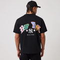 New York Yankees MLB Word Art Black T-Shirt-zelvios
