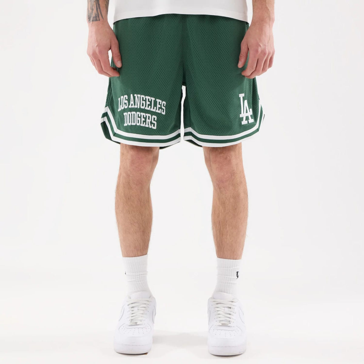 LA Dodgers MLB Comfort Dark Green Oversized Shorts-zelvios