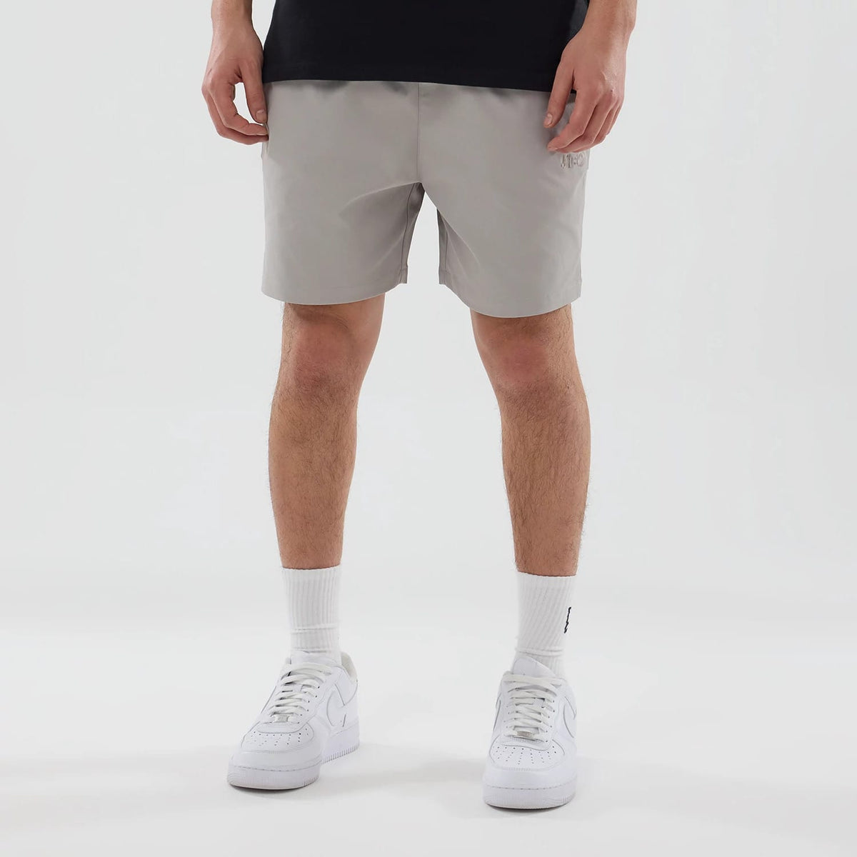 New Era NEC Logo Beige Oversized Shorts-zelvios