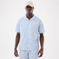 New Era Resort Blue Short Sleeve Shirt-zelvios