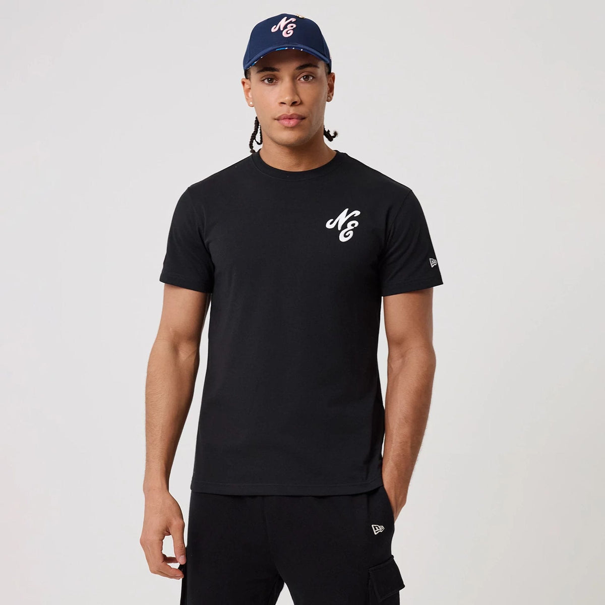 New Era Sakura Black T-Shirt-zelvios