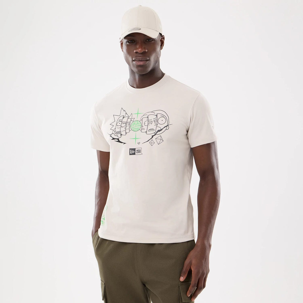 Rick And Morty Cream T-Shirt-zelvios