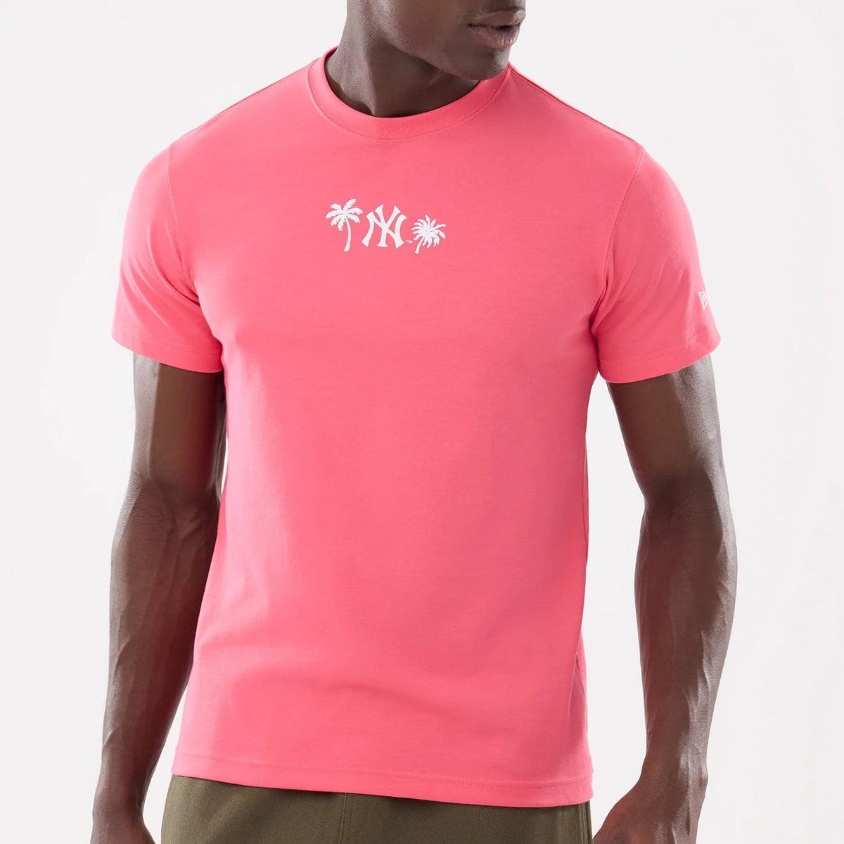 New York Yankees MLB Resort Pink T-Shirt-zelvios