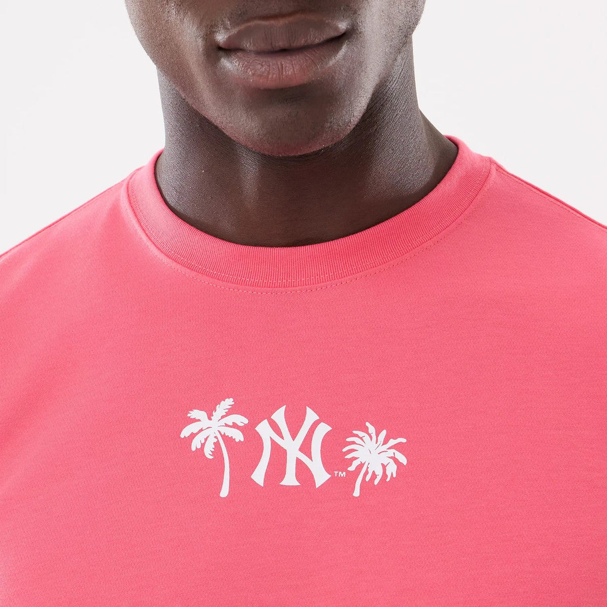 New York Yankees MLB Resort Pink T-Shirt-zelvios