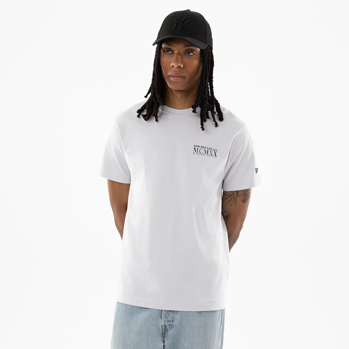 New Era Heritage White T-Shirt-zelvios