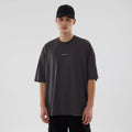 New Era NEC Logo Black Oversized T-Shirt-zelvios