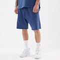 New Era Street Archived Blue Oversized Shorts-zelvios