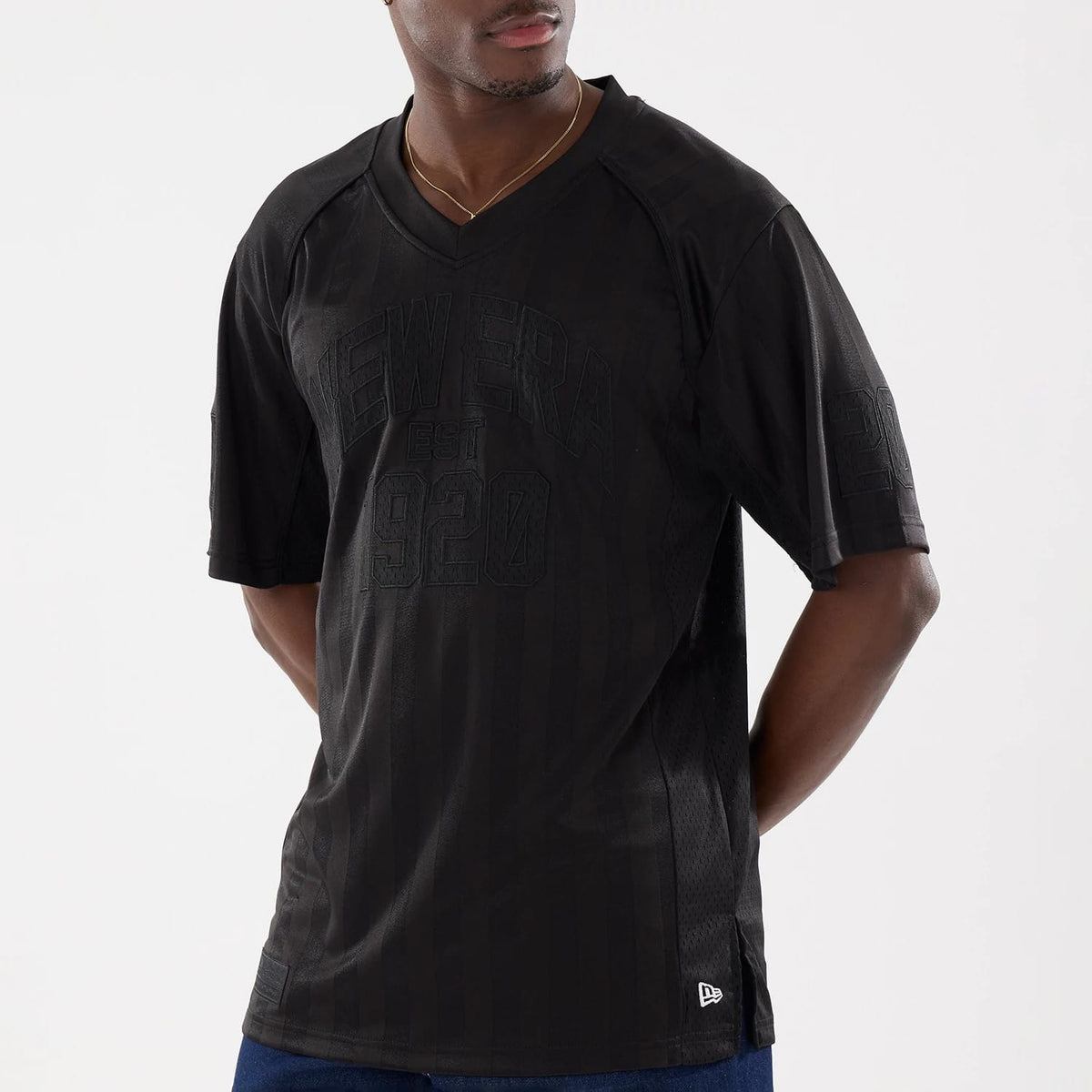 New Era Street Archived Black Mesh Jersey-zelvios