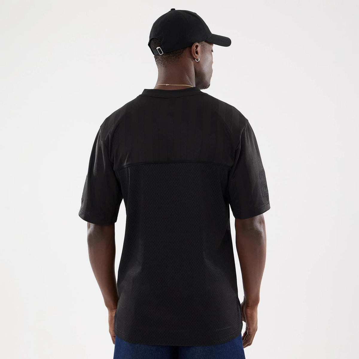 New Era Street Archived Black Mesh Jersey-zelvios