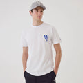 LA Dodgers MLB Upside Down White T-Shirt-zelvios