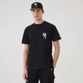 LA Dodgers MLB Upside Down Black T-Shirt-zelvios
