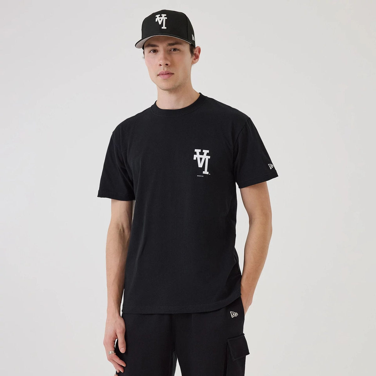 LA Dodgers MLB Upside Down Black T-Shirt-zelvios