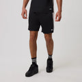 New Era Mesh Black Oversized Shorts-zelvios