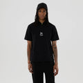 New Era Seersucker Black Polo T-Shirt-zelvios