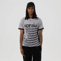 New Era Grid Grey Polo T-Shirt-zelvios
