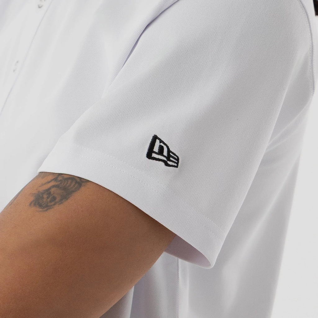 New Era Kanoko White Polo T-Shirt-zelvios