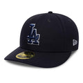 LA Dodgers MLB College Varsity Navy Low Profile 59FIFTY Fitted Cap-zelvios
