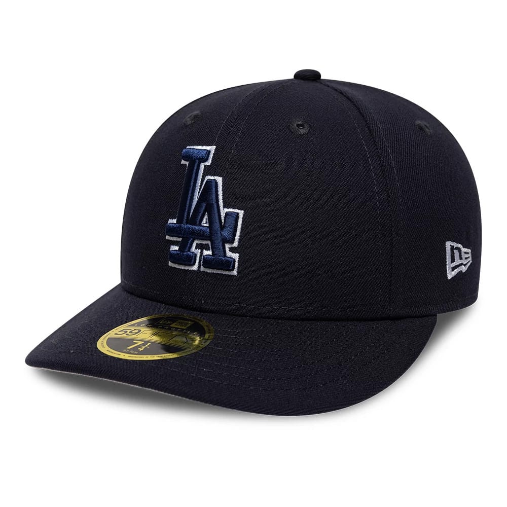 LA Dodgers MLB College Varsity Navy Low Profile 59FIFTY Fitted Cap-zelvios