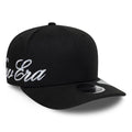 New Era Big Script Black 9SEVENTY Stretch Snap Adjustable Cap-zelvios