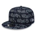 New Era Laser Burnout Denim Navy 9FIFTY Snapback Adjustable Cap-zelvios