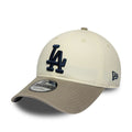 LA Dodgers MLB Cream 9FORTY Unstructured Adjustable Cap-zelvios