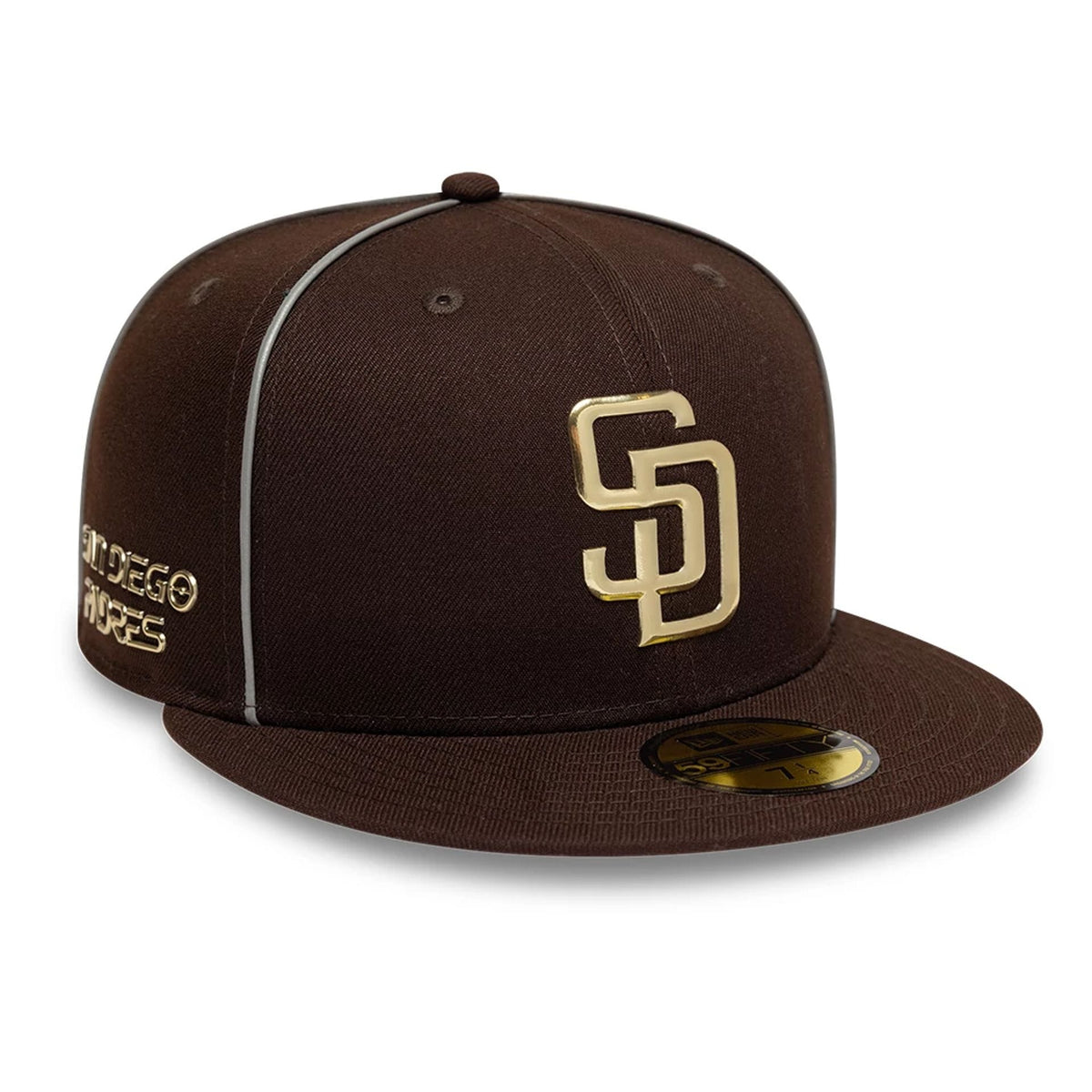 San Diego Padres Hajime Sorayama X MLB Dark Brown 59FIFTY Fitted Cap-zelvios