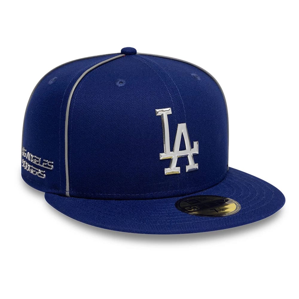 LA Dodgers Hajime Sorayama X MLB Dark Blue 59FIFTY Fitted Cap-zelvios