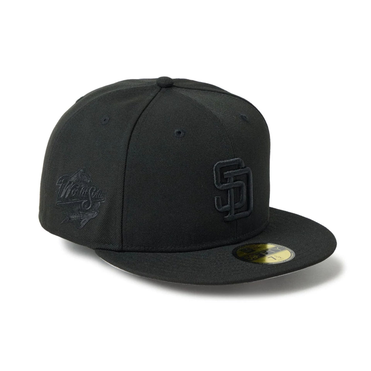 San Diego Padres MLB Black 59FIFTY Fitted Cap-zelvios