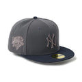 New York Yankees MLB Dark Grey 59FIFTY Fitted Cap-zelvios