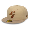 New Era Mocha Mousse Light Beige 59FIFTY Fitted Cap-zelvios