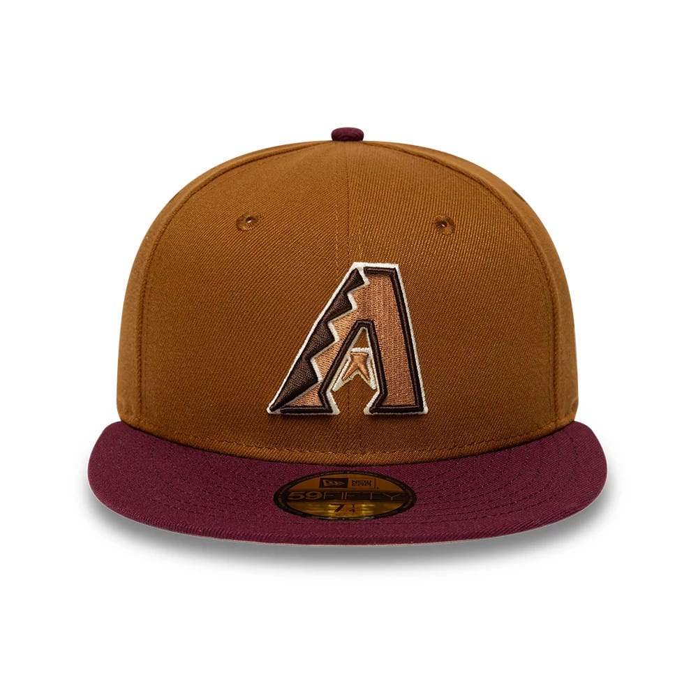 Arizona Diamondbacks MLB Mocha Mousse Dark Beige 59FIFTY Fitted Cap-zelvios