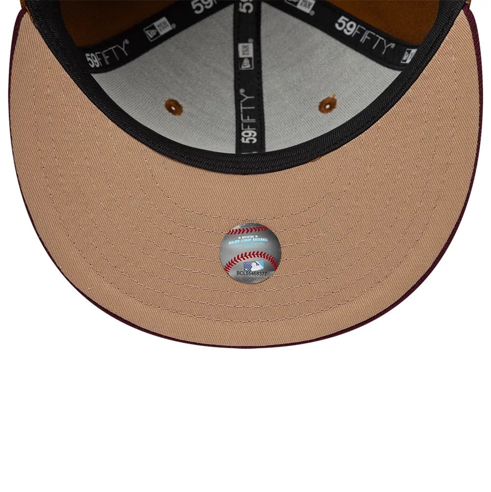 Arizona Diamondbacks MLB Mocha Mousse Dark Beige 59FIFTY Fitted Cap-zelvios