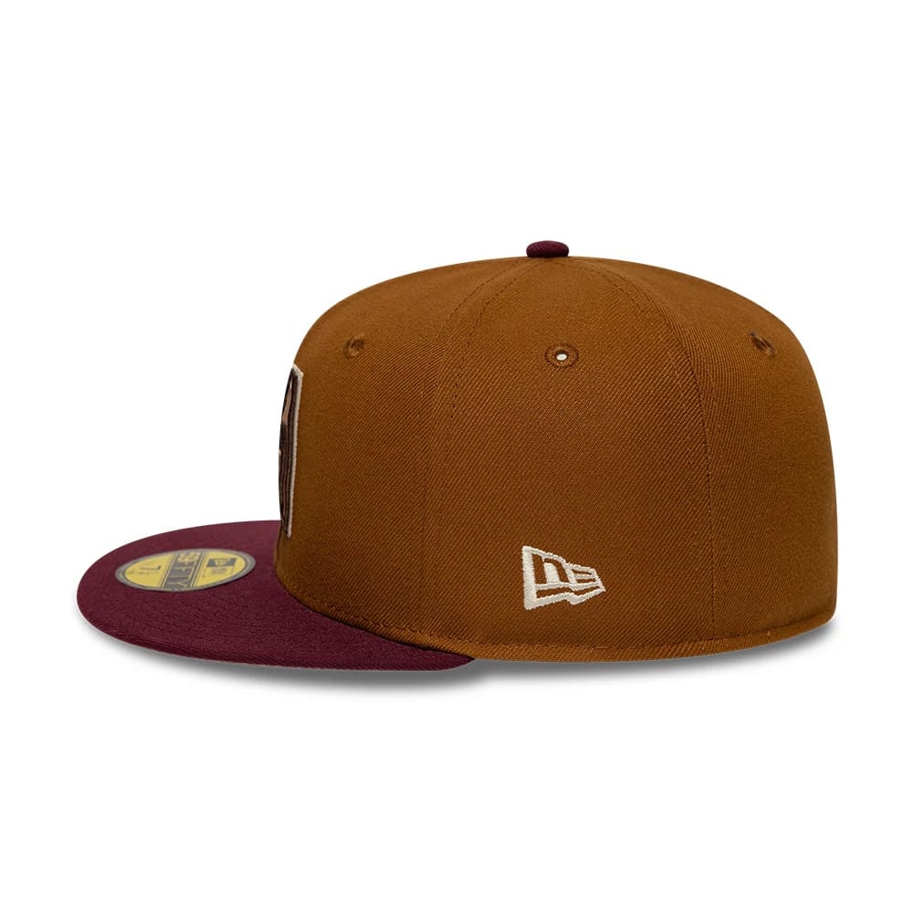 Arizona Diamondbacks MLB Mocha Mousse Dark Beige 59FIFTY Fitted Cap-zelvios