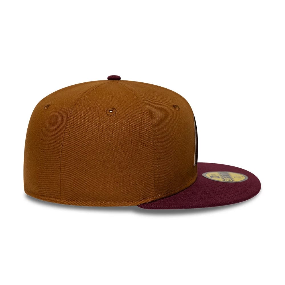 Arizona Diamondbacks MLB Mocha Mousse Dark Beige 59FIFTY Fitted Cap-zelvios