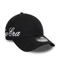 New Era Big Script Black 39THIRTY Stretch Fit Cap-zelvios