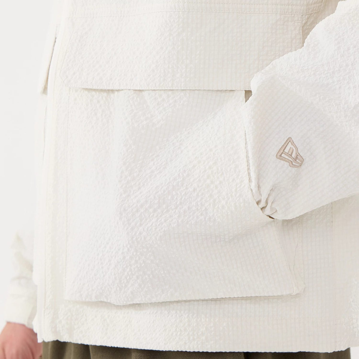 New Era Black Label Open White Jacket-zelvios