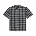 New Era Check Black Short Sleeve Shirt-zelvios