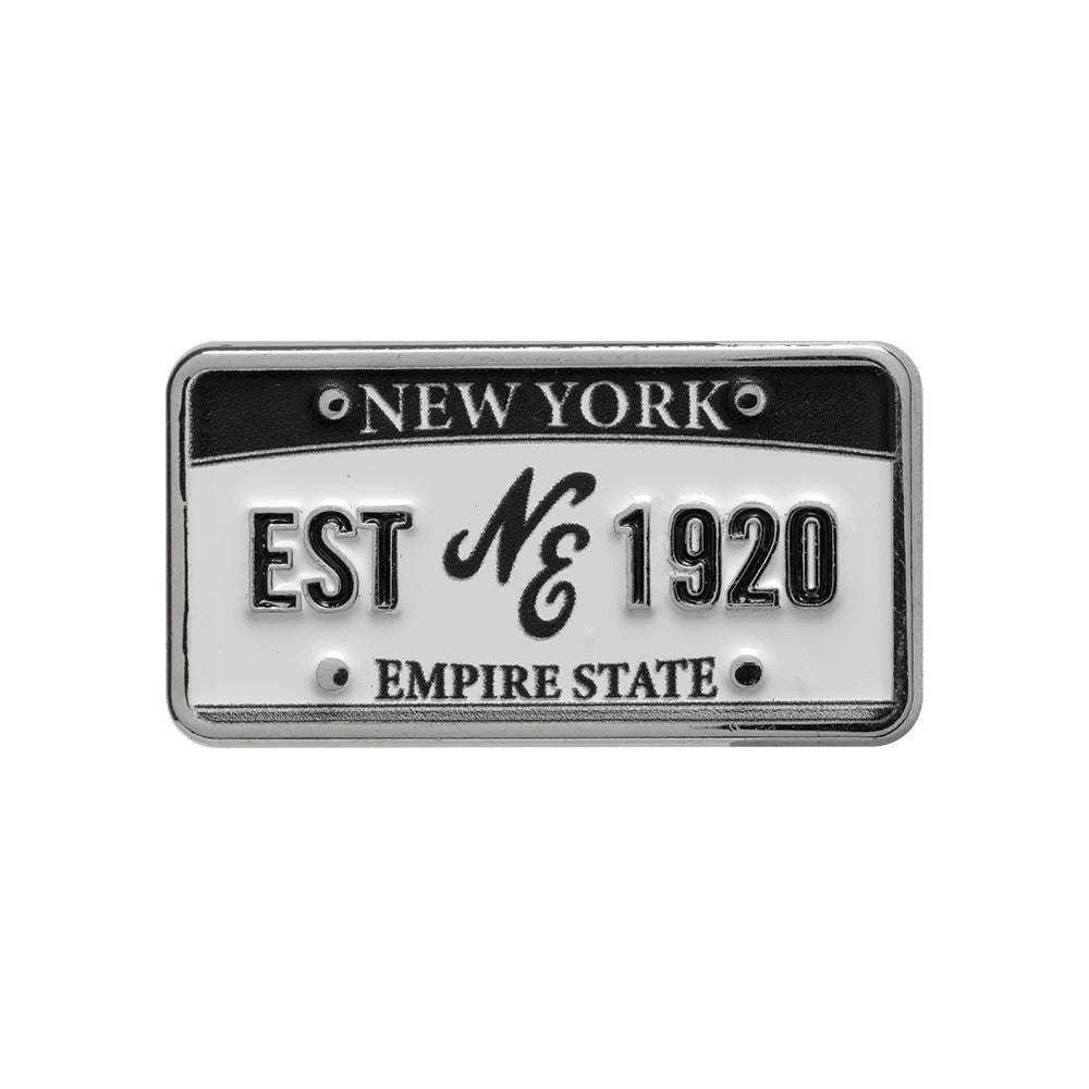 New Era License Plate Silver Pinbadge-zelvios