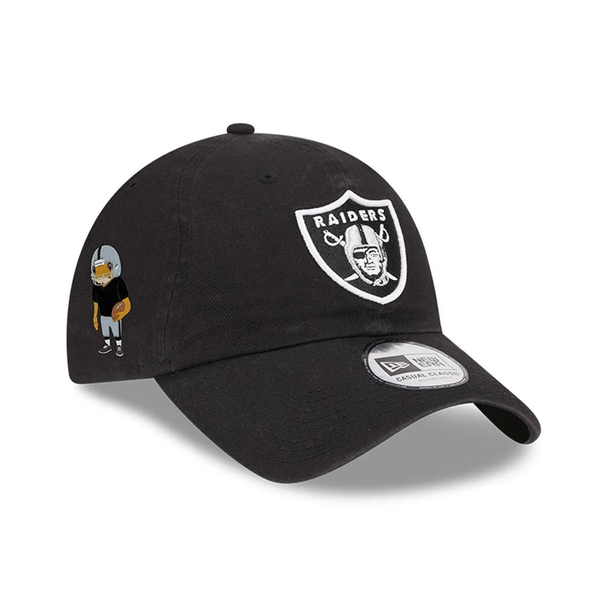 Las Vegas Raiders NFL X Bad Bunny Black Casual Classic Adjustable Cap-zelvios