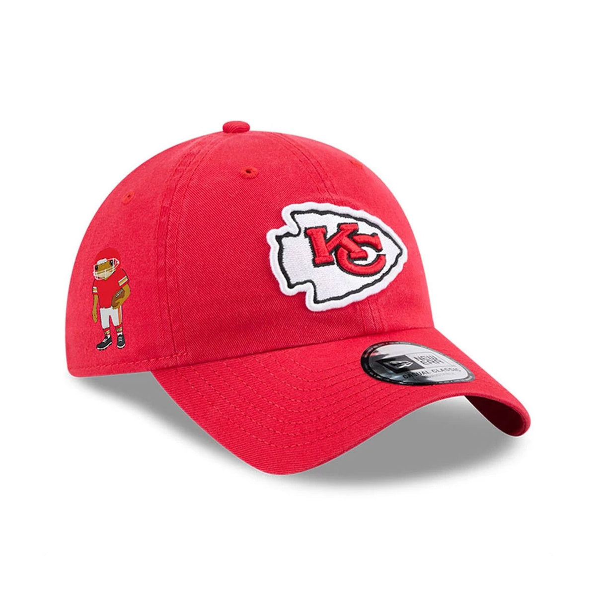 Kansas City Chiefs NFL X Bad Bunny Red Casual Classic Adjustable Cap-zelvios