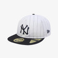 New York Yankees MLB 59FIFTY Day White Retro Crown 59FIFTY Fitted Cap-zelvios