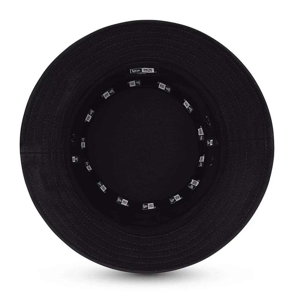New Era Essential Black Bucket Hat-zelvios
