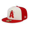 LA Angels MLB City Connect Red 59FIFTY Fitted Cap-zelvios