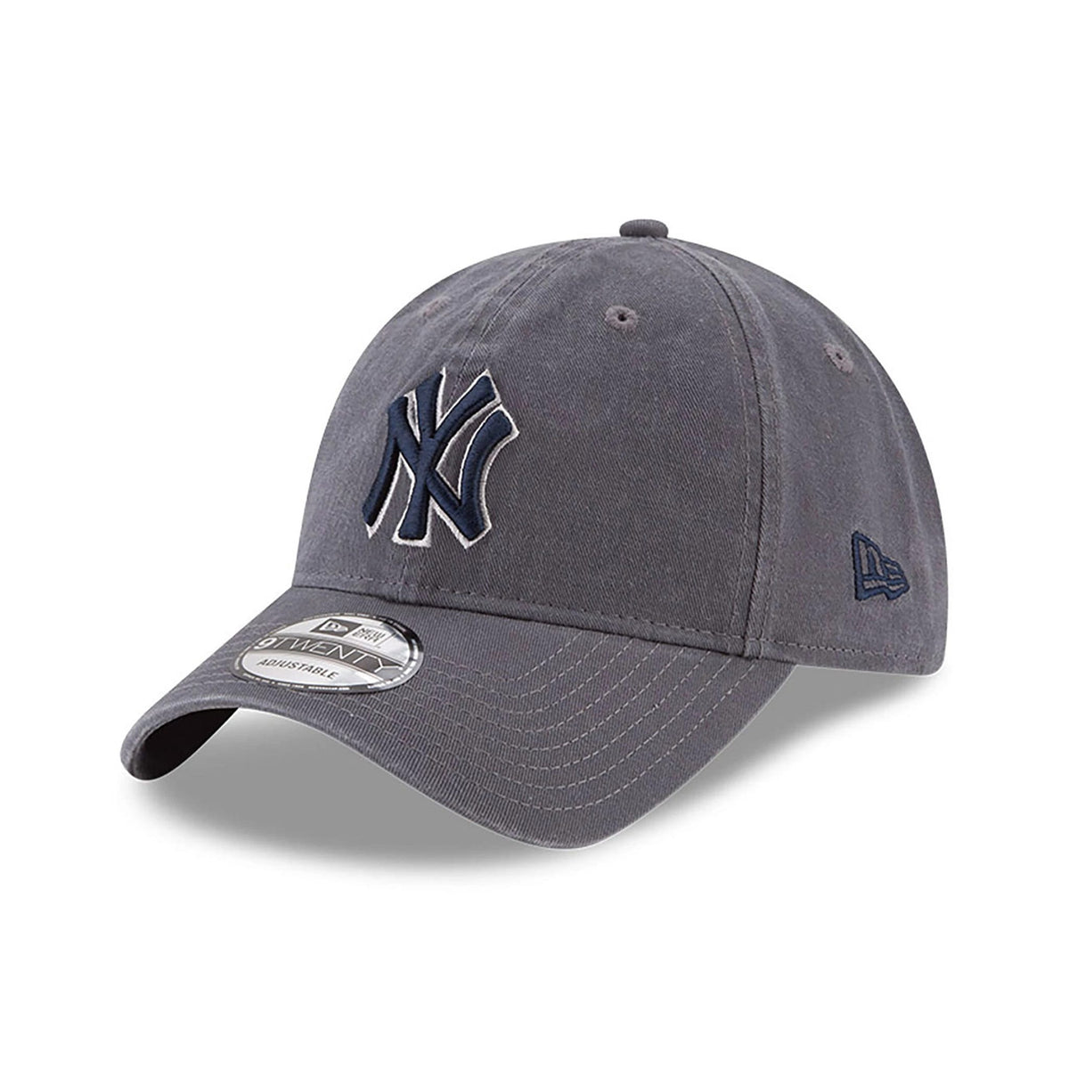 New York Yankees MLB Core Classic Grey 9TWENTY Adjustable Cap-zelvios